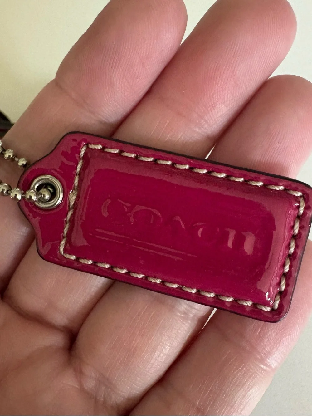Coach Laura Hobo Shoulder Bag in Navy and Pink